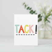 タック！垂直カードの色 ポストカード (スタンド正面)