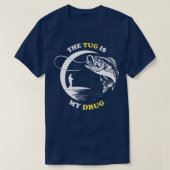 タッグは私のドラッグ魚釣り愛好家 Tシャツ (デザイン正面)