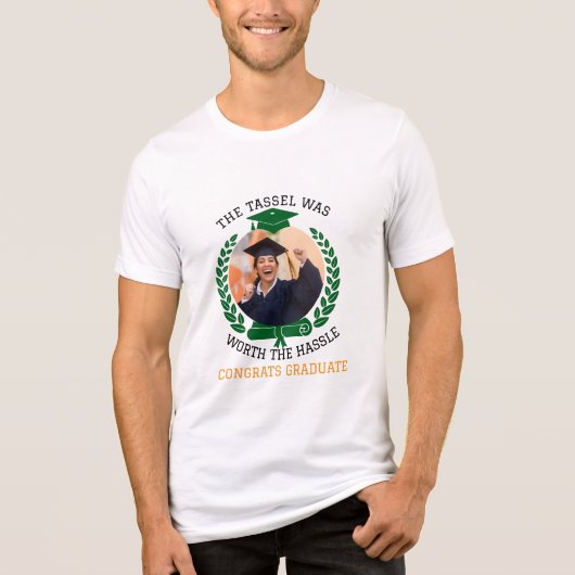 タッセパーソナライズされたルは厄介な写真の価値があった トライブレンドＴシャツ (正面)