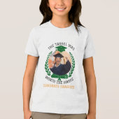 タッセパーソナライズされたルは厄介な写真の価値があった トライブレンドＴシャツ (正面)