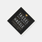 タッセモダンルは面倒な卒業式の価値があった スタンダードカクテルナプキン (角)