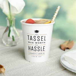 タッセモダンルは面倒な卒業式の価値があった 紙コップ