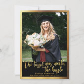 タッセルの価値があったハッスル金ゴールド4フォトグラード 案内状 (正面)