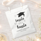 タッセルはハッスル卒業の価値があった フェイバーバッグ (クリップ留めされた状態)