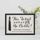 タッセルはハッスル大学の卒業の価値があった 招待状 (スタンド正面)