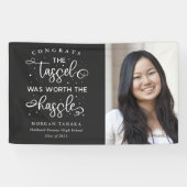 タッセルは厄介な卒業写真の価値があった 横断幕 (横)