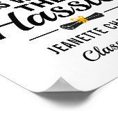 タッセルは厄介な卒業引用文の価値があった ポスター (角)