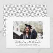 タッセルは厄介な台本卒業の価値があった 案内状 (正面/裏面)