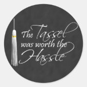 タッセルは面倒なことをする価値があった ラウンドシール (正面)