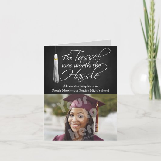 タッセルは面倒なことをする価値があった 招待状 (正面)