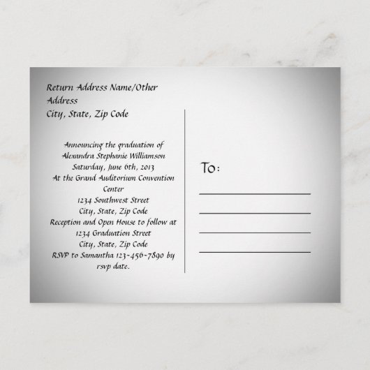 タッセルは面倒なことをする価値があった 案内ポストカード (裏面)