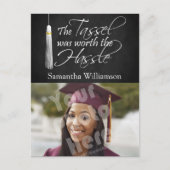 タッセルは面倒なことをする価値があった 案内ポストカード (正面)