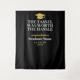 タッセルは面倒な価値があった – モダン卒業 タペストリー