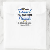 タッセルは面倒な卒業の価値があった ラウンドシール (バッグ)