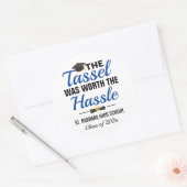 タッセルは面倒な卒業の価値があった ラウンドシール (封筒)