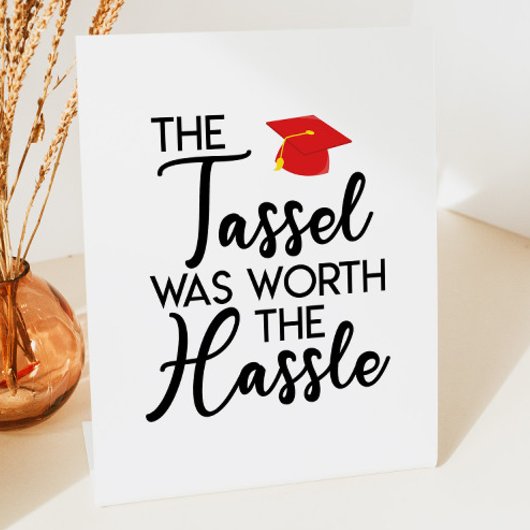 タッセルは面倒な卒業パーティーの価値があった 台座サイン