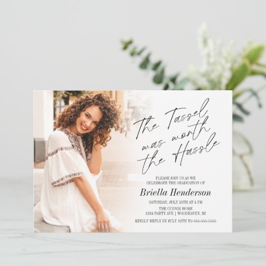 タッセルは面倒な卒業パーティーの価値があった 招待状 (スタンド正面)