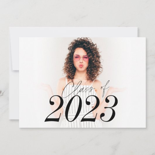 タッセルは面倒な卒業パーティーの価値があった 招待状 (裏面)