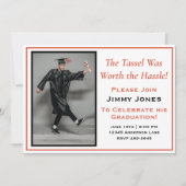 タッセルは面倒な卒業パーティーの価値があった 招待状 (正面)