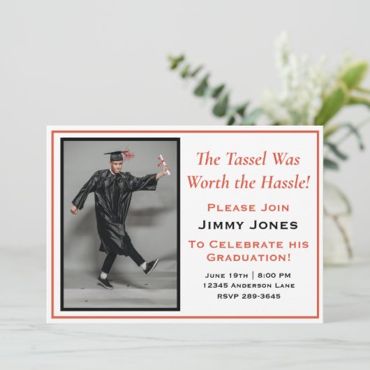 タッセルは面倒な卒業パーティーの価値があった 招待状 (スタンド正面)