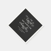 タッセルは面倒な卒業式のパーティーの価値があった スタンダードカクテルナプキン (角)