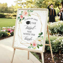 タッセルは面倒な卒業式の看板の価値があった ポスター