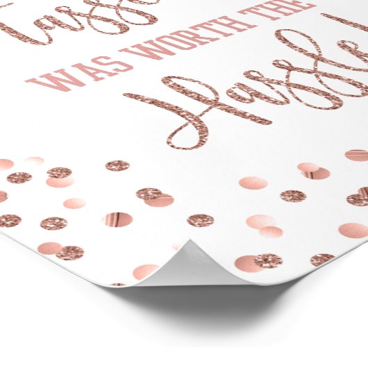 タッセルは面倒な卒業式の看板の価値があった ポスター (角)