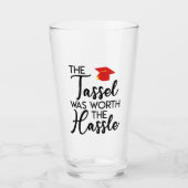 タッセルは面倒な卒業式の贈り物の価値があった タンブラーグラス (正面)