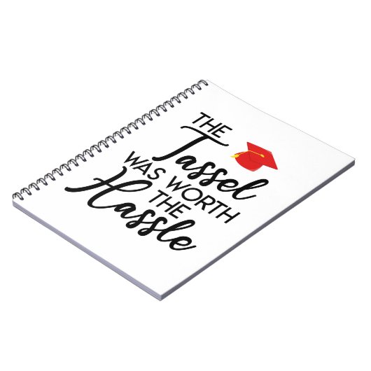 タッセルは面倒な卒業式の贈り物の価値があった ノートブック (左側)