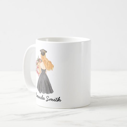 タッセルは面倒を起こすだけの価値がある!卒業マグ コーヒーマグカップ (正面左)