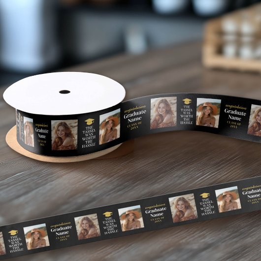 タッセルはHasle卒業モダン2写真の価値があった サテンリボン