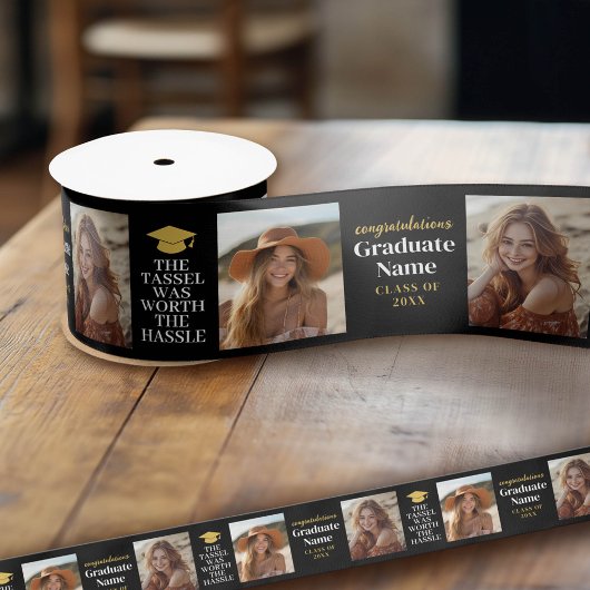 タッセルはHasle卒業モダン2写真の価値があった サテンリボン