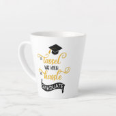 タッセルを卒業する価値があった カフェラテマグ (左アングル)