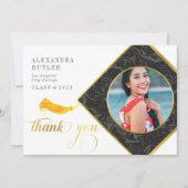 タッセルクラス2023年卒業スクリプトありがとう 招待状 (正面)