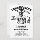 タッセルスサッカーグラードへのタッチダウンズパーティー 招待状 (正面)