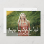 タッセルハッスル卒業発表はがき ポストカード (正面/裏面)