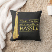 タッセルハッスル金ゴールド クッション (ブランケット)