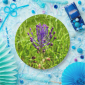 タッセルヒヤシンス紙プレート ペーパープレート (パーティー)