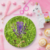 タッセルヒヤシンス紙プレート ペーパープレート (パーティー)