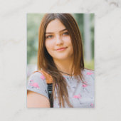 タッセルフォト2025卒業パーティミニ招待状 エンクロージャーカード (裏面)