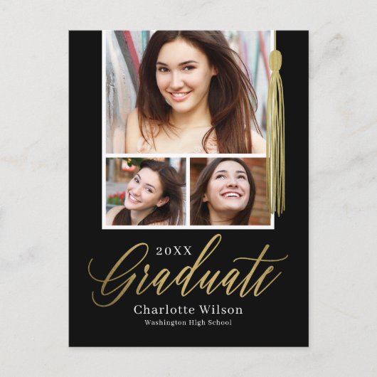 タッセルプライド卒業発表はがき ポストカード (正面)