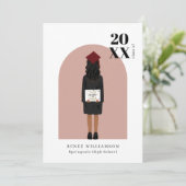 タッセルモダンアーチは卒業パーティーの価値があった 招待状 (スタンド正面)