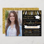 タッセルワザハスル卒業招待状 招待状 (正面/裏面)