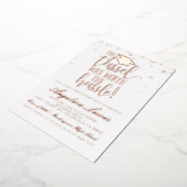 タッセルワースザハッスル卒業 箔招待状 (回転した状態)