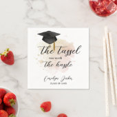 タッセルワースハッスル卒業 スタンダードカクテルナプキン (インサイチュ)