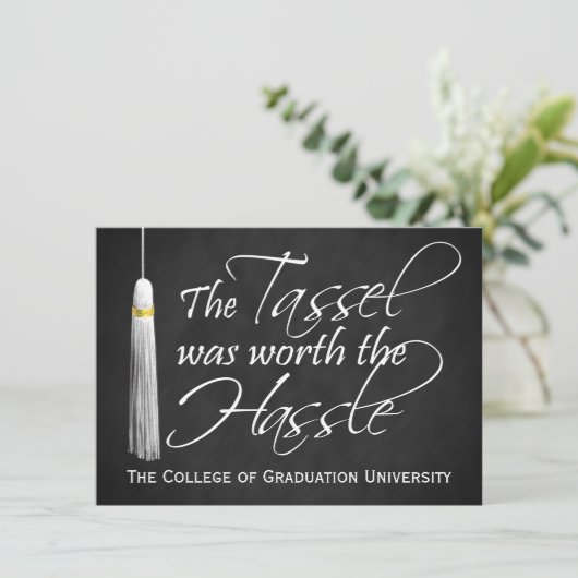 タッセルワースHasle大学の卒業、中 招待状 (スタンド正面)