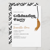 タッセル卒業パーティー 招待状 (正面/裏面)