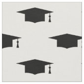 タッセル模様の織物を備えた卒業帽子 ファブリック (クローズアップ)