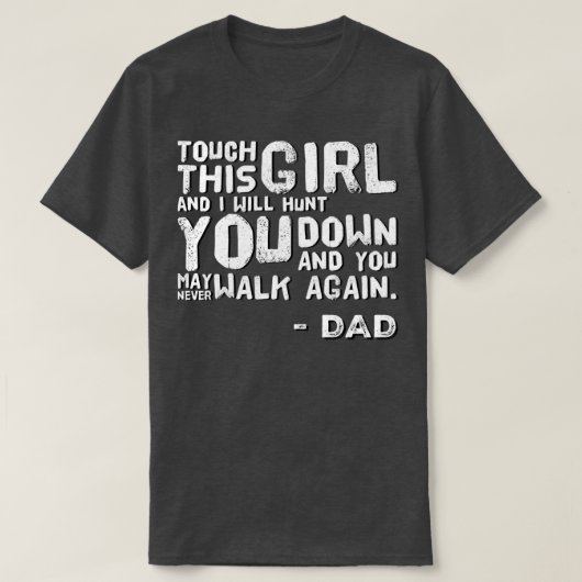 タッチなし Tシャツ (デザイン正面)