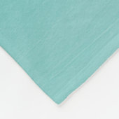 タッチアクアブルーウォーターカラー抽象芸術#2 フリースブランケット (角)